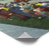 Startlijn bij de Grand Prix Auto Race Poster (Hoek)