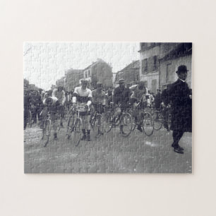Startlijn Paris–Roubaix wielerwedstrijd1908 Legpuzzel