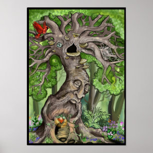 Startpagina airy Tree Poster