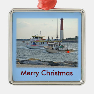 Startpagina - Geviste boten in Barnegat Inlet Obje Metalen Ornament