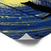 Startpagina Night Canvas afdrukken Poster (Hoek)