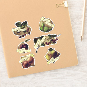   startpagina voor fruit met ingeblikte jam sticker