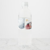 Startplanken voor buitenruimtes elke zondag waterfles etiket (Achterkant)