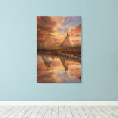 startpunt canvas afdruk (Insitu (Houten vloer))