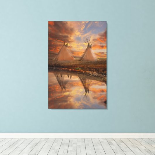 startpunt canvas afdruk (Insitu (Houten vloer))