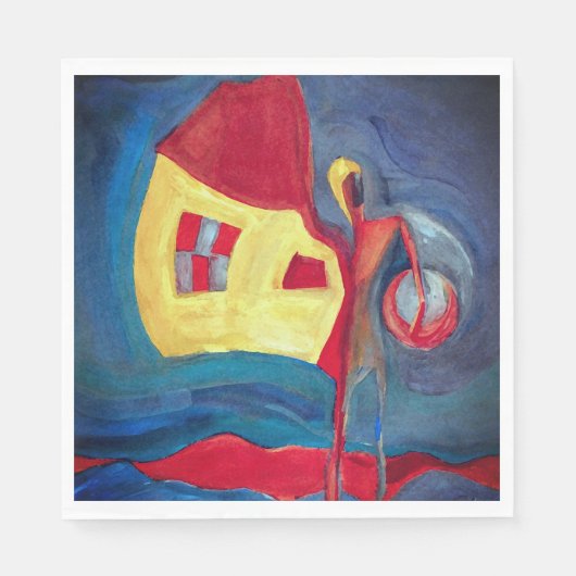 startpunt servet (Voorkant)