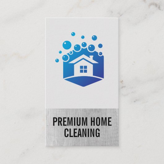 Startreinigers | Maid | House Bubbles Visitekaartje (Voorkant)