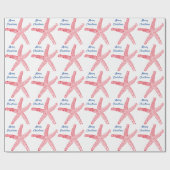 Starttonnen rode witte blauwe kerst cadeaupapier (Vlak)