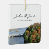 Starved Rock Illinois State Park Ceramic Ornament (Rechts)