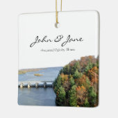 Starved Rock Illinois State Park Ceramic Ornament (Links)