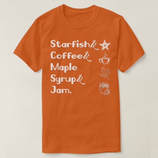Starvis en koffiemantel t-shirt (Design voorkant)
