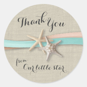 Starvis en lint ronde sticker