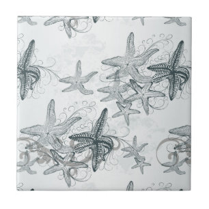 Starvis op het Zee patroon Tegeltje