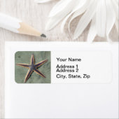 Starvis Paarse zee ster op strand Etiket (Insitu)