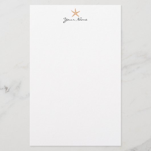 Starvissen Briefpapier (Voorkant)