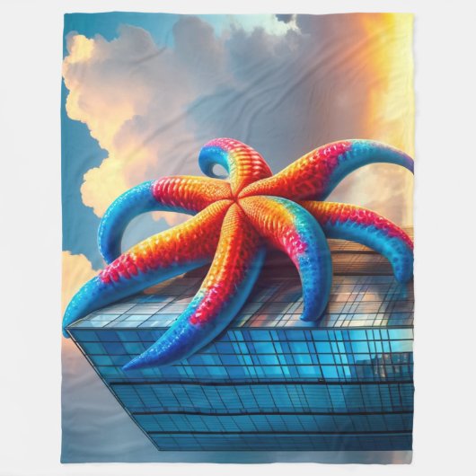 Starvissen Fleece Deken (Voorkant)