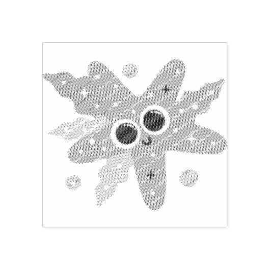 Starvissen Rubberstempel (Afrduk)