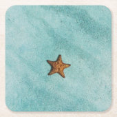 Starvissen Vierkante Kartonnen Onderzetter (Voorkant)