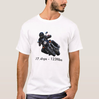 starVmax.bike.1, 197,4 uur - 123 ftlbs T-shirt