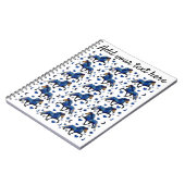 Stary Night IJslandse paarden Notitieboek (Linkerzijde)