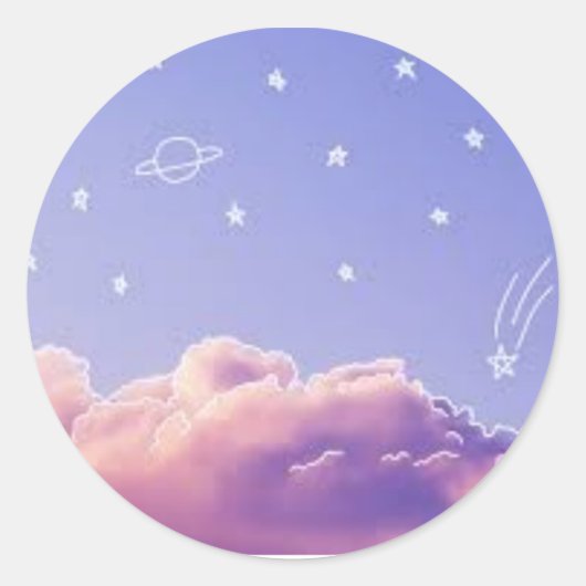 Stary Nite-sticker Ronde Sticker (Voorkant)