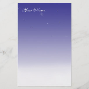 Stary Winter Night Briefpapier