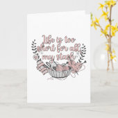 Stash Knitting Crochet Yarn Wool Kaart (Gele Bloem)