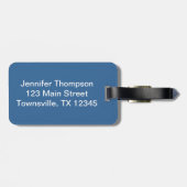 Stash van het verbindingsstuk bagagelabel (Achterkant horizontaal)