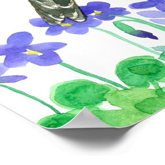 State Bird of New Jersey Eastern Goldfinch Poster (Hoek)