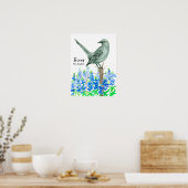 State Bird of Texas Mockingbird Poster (Keuken)