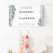 State Blue & Blush Pink Minimalist Marble Welkom Spandoek (Insitu)