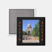 State Capitol Building, Austin, Texas Magneet (Voorkant / Achterkant)