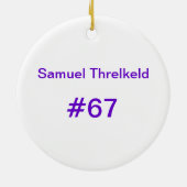 State Champ Fayetteville Ornament (Achterkant)