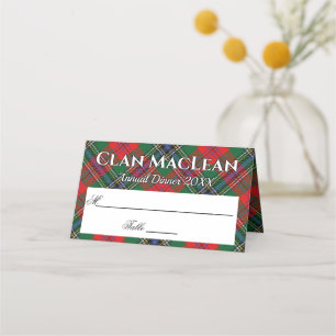 State Clan MacLean Tartan Motto