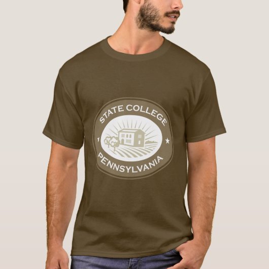 State College Pennysylvania logo T-shirt (Voorkant)