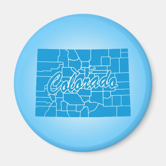 State Colorado Magnet Magneet (Voorkant)