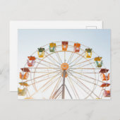 State Fair Ferris Wheel Briefkaart (Voorkant / Achterkant)