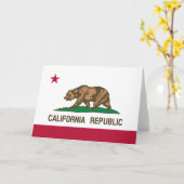 State Flag of California Kaart (Gele Bloem)