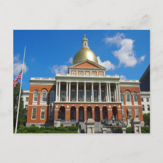 State House Boston Briefkaart