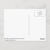 State House, Providence, Rhode Island, VS Briefkaart (Achterkant)
