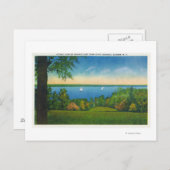 State Hwy Schilderachtig Uitzicht Owasco Lake Briefkaart (Voorkant / Achterkant)