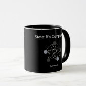 State Its Complicated Two Sided Programmer Mug (Devant droit)