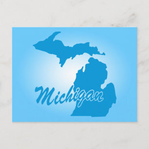 State Michigan Briefkaart