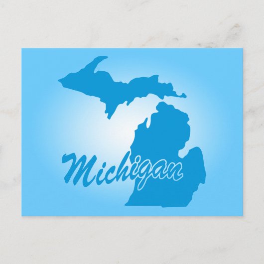 State Michigan Briefkaart (Voorkant)