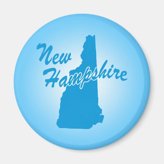 State New Hampshire Magnet Magneet (Voorkant)