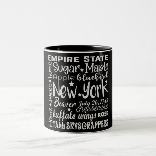 State/New York Two-Tone Coffee Mok (Center)