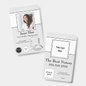 State of Alaska Notary Public Badge met QR-code (Front & Back)