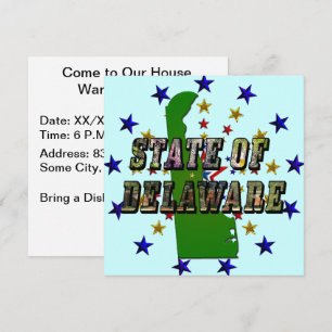 State of Delaware Afbeelding Tekst en kaart overzi