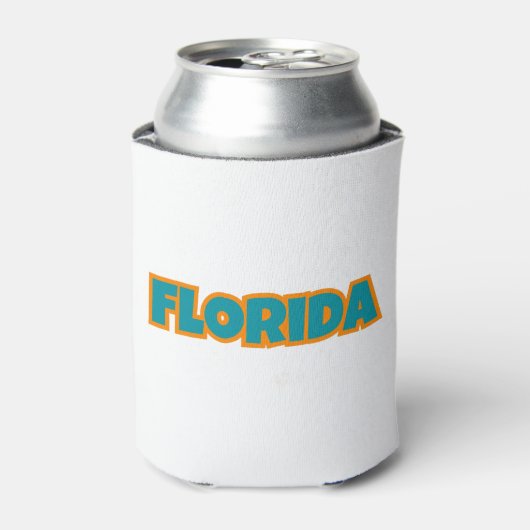State of Florida Pride Custom Blikjeskoeler (Blikje Voorkant)
