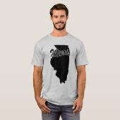 State of Illinois Shape T-shirt (Voorkant volledig)